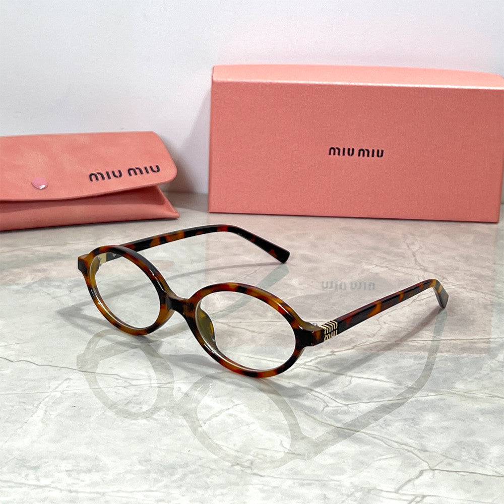 Miu Miu Luxury Brand Women's Round Sunglasses