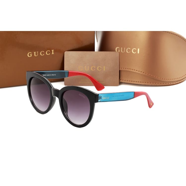 Gucci Luxury Brand Women's Round Sunglasses