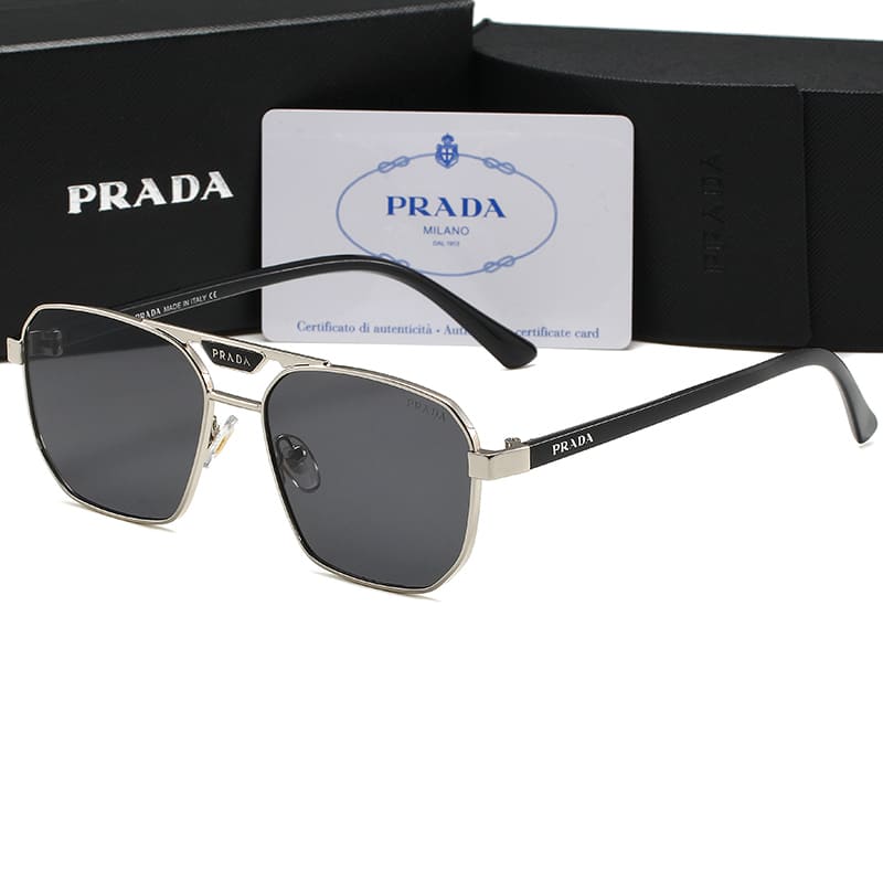 Prada Style Metal Women's Sunglasses