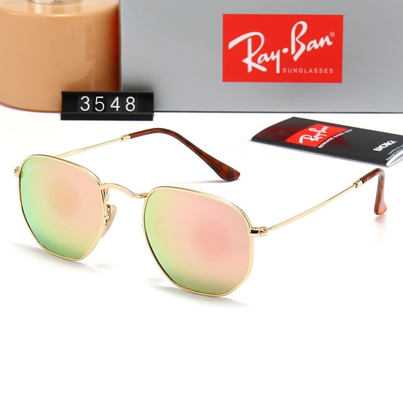 Ray Ban Luxury Brand Hexagonal Women's Sunglasses