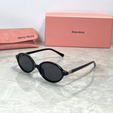 Miu Miu Luxury Brand Women's Round Sunglasses