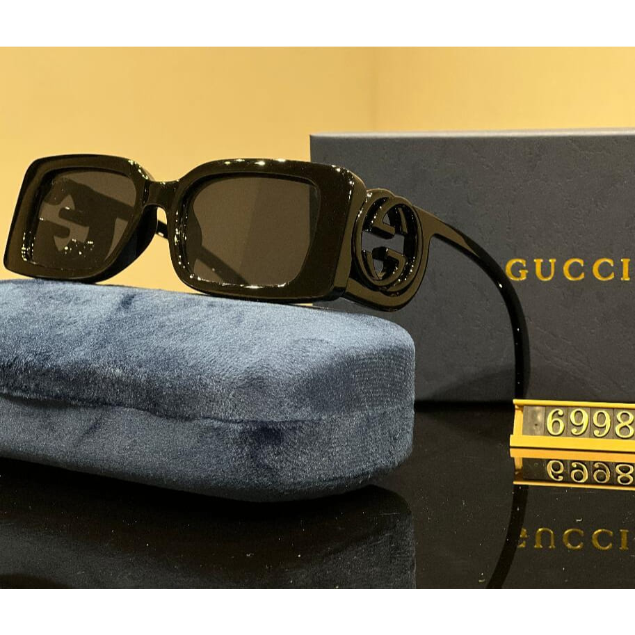 Gucci Premium Vintage Fashion Rectangular Women's Sunglasses