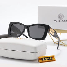 Versace Polarized Rectangular Women's Sunglasses