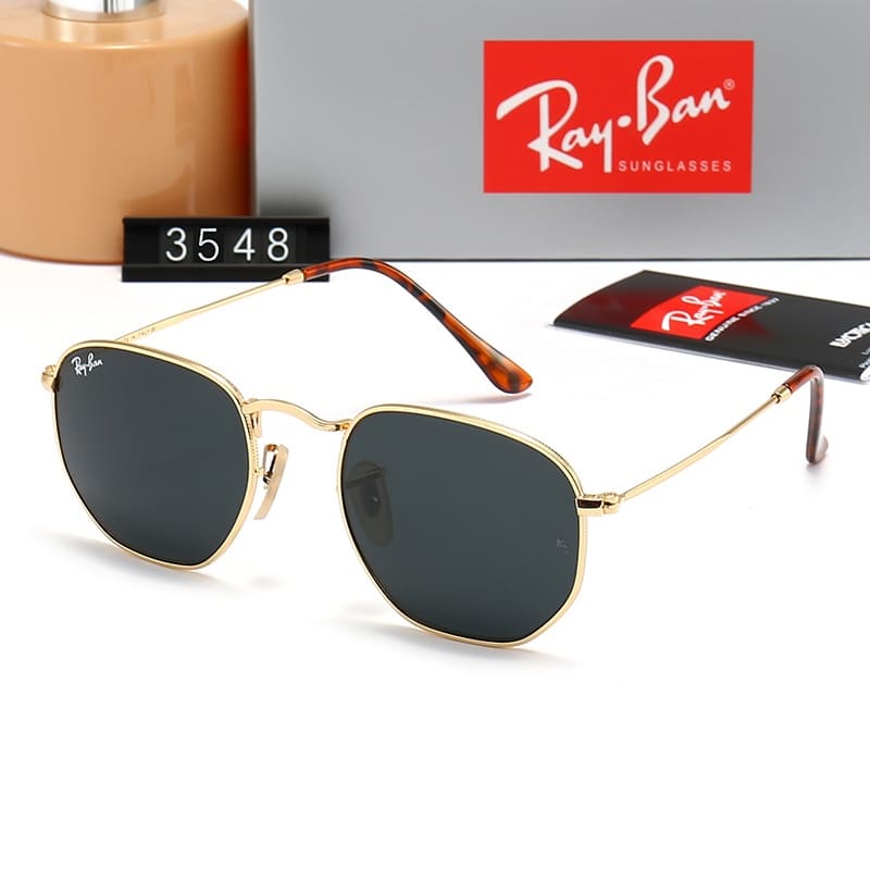 Ray Ban Luxury Brand Hexagonal Women's Sunglasses