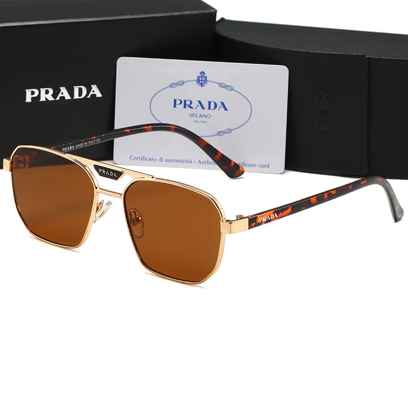 Prada Style Metal Women's Sunglasses